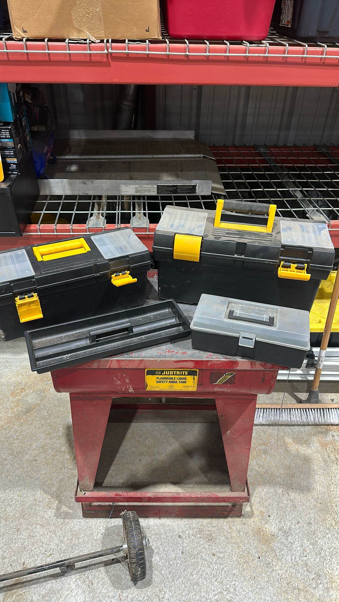 3 Stackable Tool Boxes