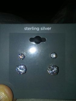 Sterling sivler earring