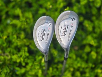 Adams Ladies 4 and 5 Hybrid Golf Clubs- New Grips