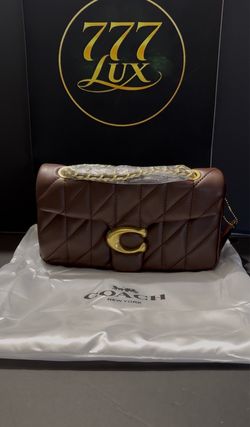 👜 Coach Quilted Tabby Bag Brown