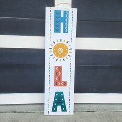 Large Wooden Porch Leaner