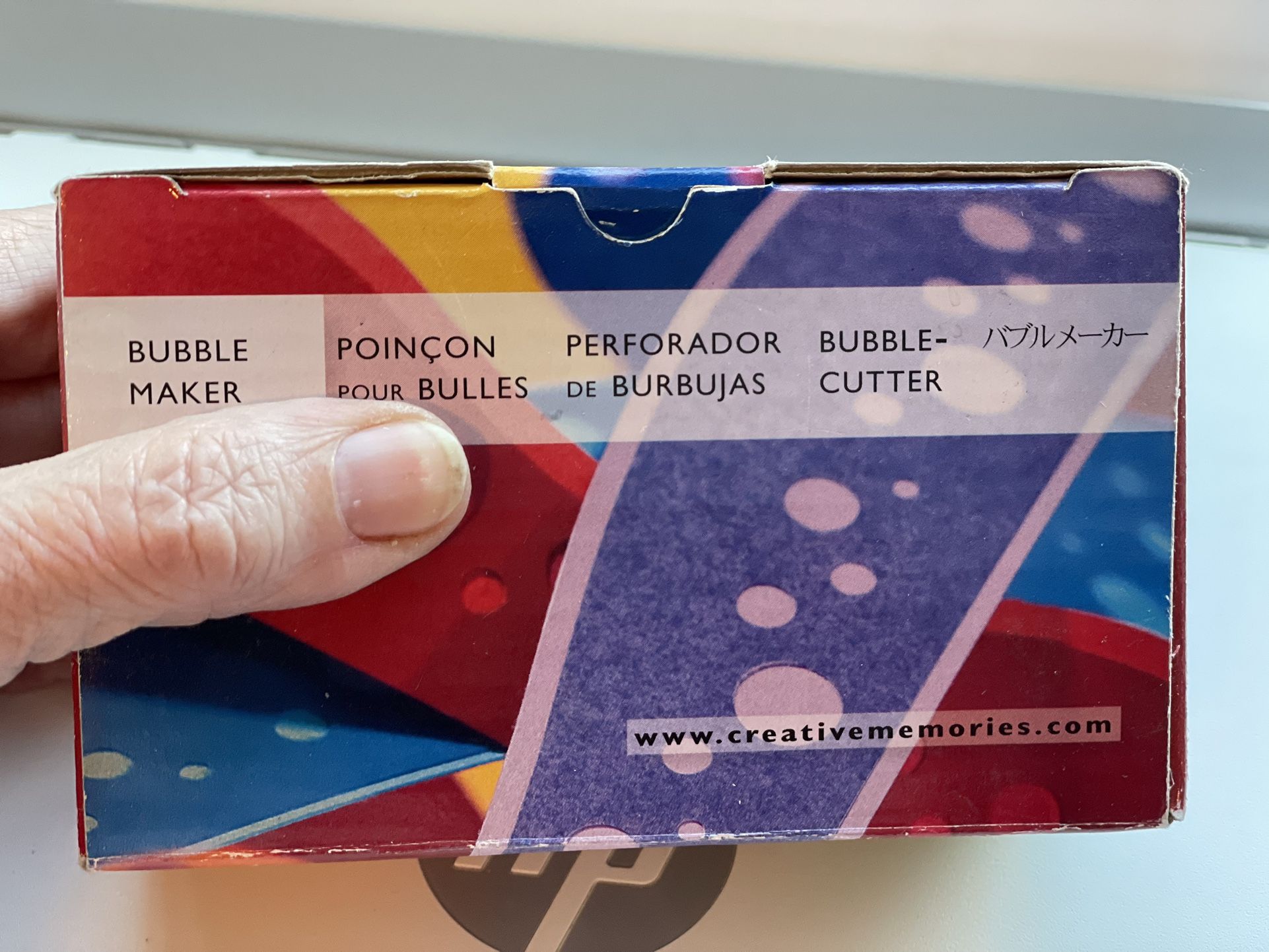 Retired Creative Memories Bubble Maker Punch