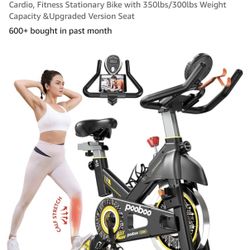 PRICE DECREASE!!! LIKE NEW- pooboo Exercise Bike