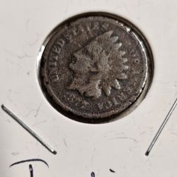 1877 Key Date Indian Cent