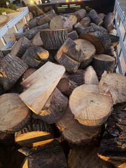 Large Load of Cut Firewood Logs