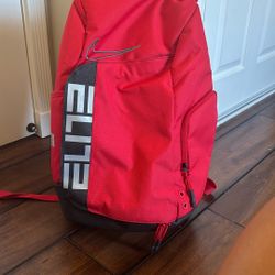 red nike elite backpack