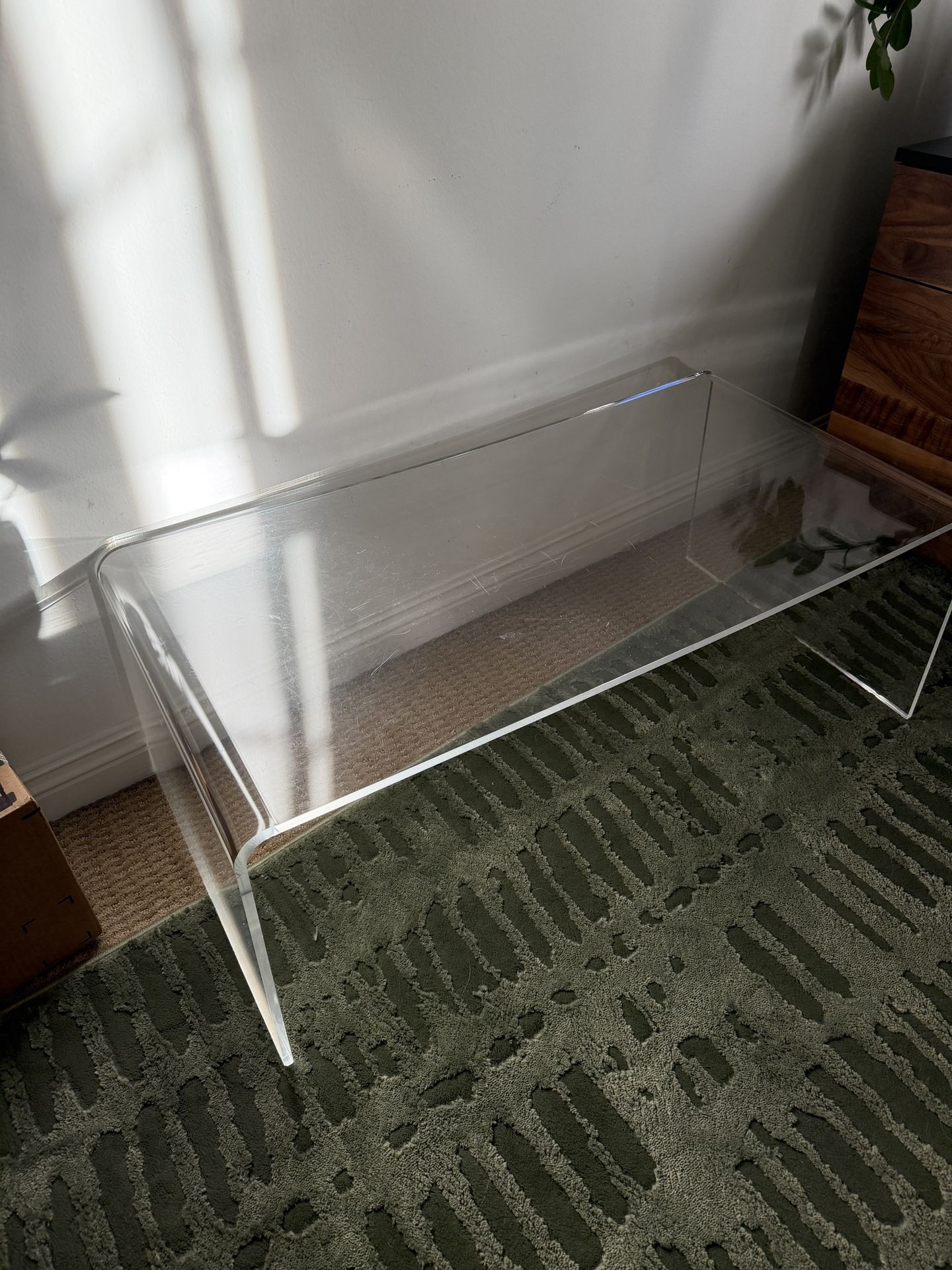 Clear, Acrylic Coffee Table
