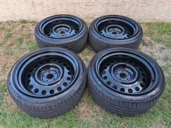20x10  5x114.3  66.1cb +20 steelies