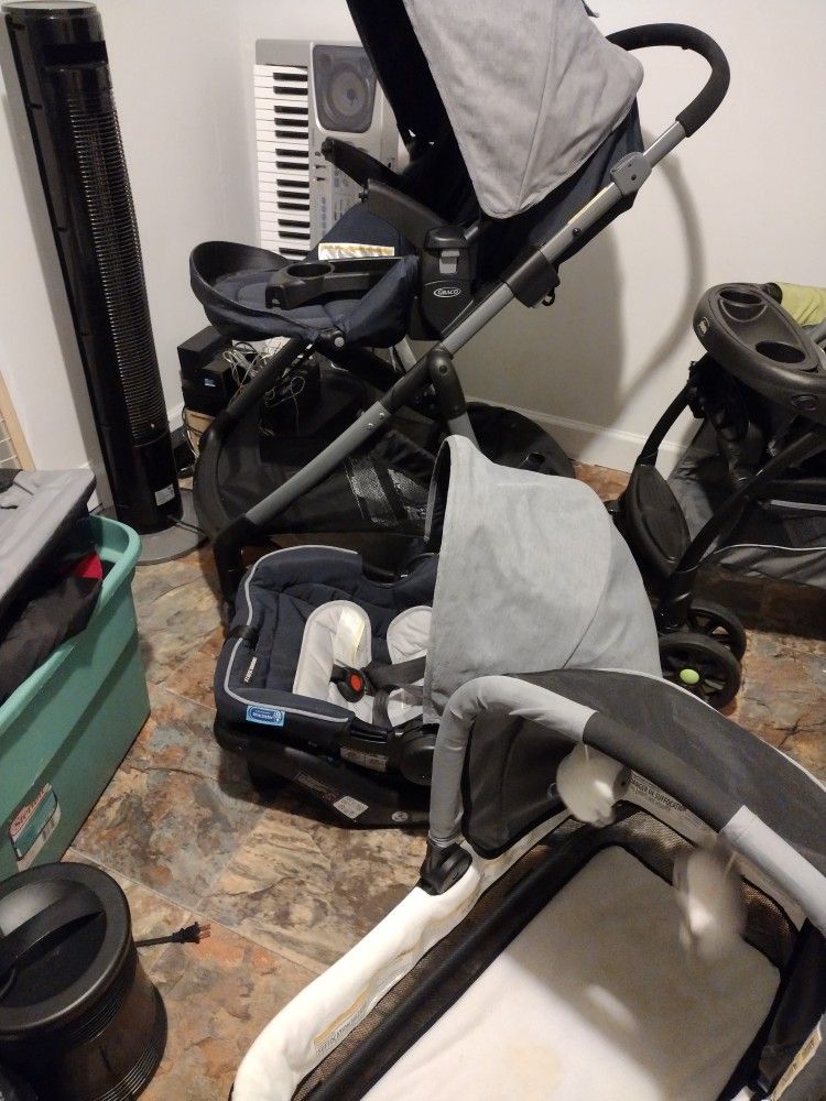 Baby Stroller Car seat Bassinet Set $120