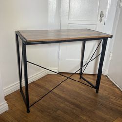 New Rustic Brown Foldable Desk