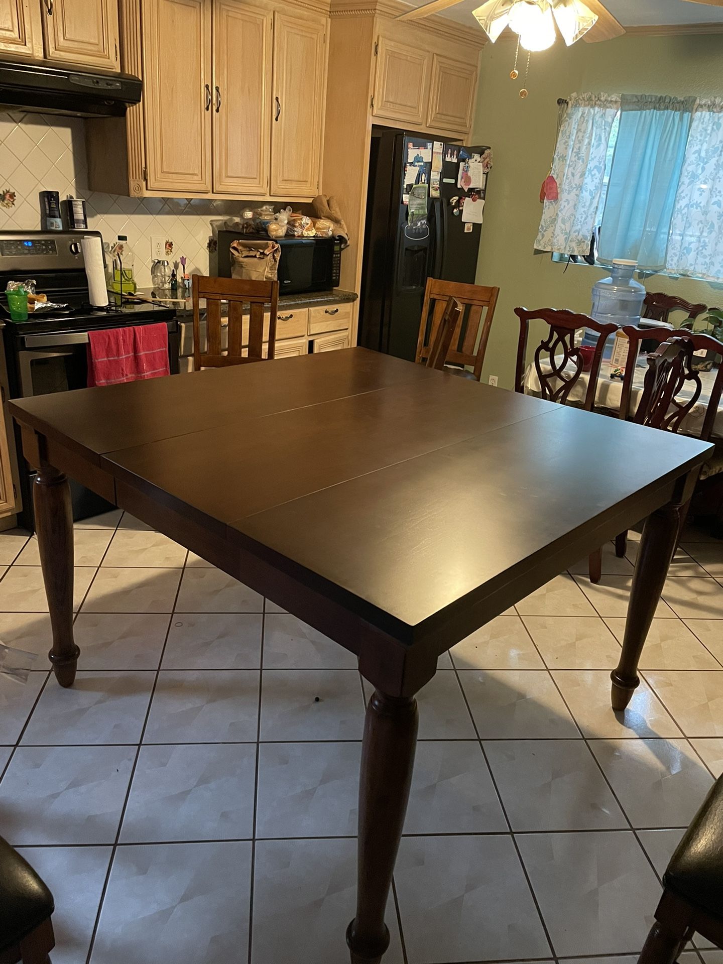 Wooden Table 6 Chairs