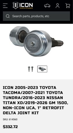 Icon delta joints