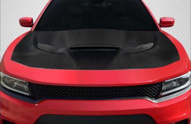 2015-2023 Dodge Charger Geo6ix Dritech Hellcat Look Hood - 1 Piece - 119205