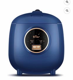 Rice Cooker 2 Cups Uncooked(4Cups Cooked), Small Rice Cooker Steamer with Removable Nonstick Pot, One Touch&Keep Warm Function, Mini Rice Cooker for S