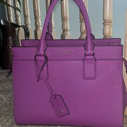 Fuchsia Kate Spade Medium Satchel Bag 