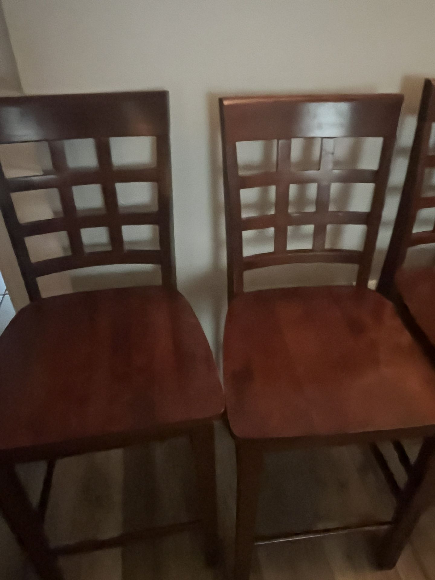 4 Nice Wooden chairs