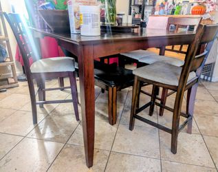 Used counter height dinning table