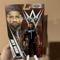 WWE Jey Uso Action Figure, Main Event Series #157, 6-inch Collectible with Articulation