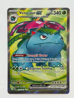 Venusaur Ex ( 151 Full Art )  25$