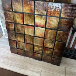 Picture Frame For Wall Nice Modern Abstract Paid 130 Dollars  For It 3 Yrs ago Will Let it Go For 25 Dollars Nice Modern It’s Size Us About 3 Ft By 3 