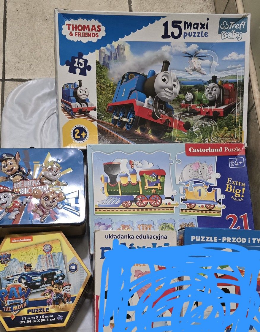 4 pairs of puzzles for $12
