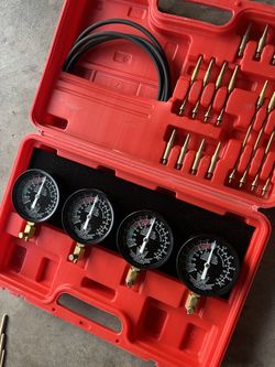 Fuel Vacuum Carburetor Synchronizer Carb Sync Gauge