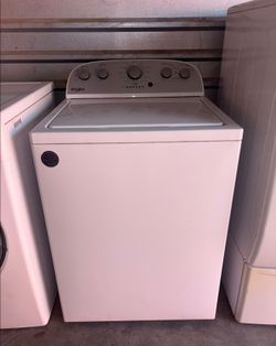 White Whirlpool Washer