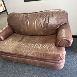 Leather couch