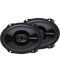 Rockford Fosgate  P1683 Punch Series 6x8" 130W Peak Power Handling at 4-Ohms, 3-Way Full Range Car Speakers (Sold as pair)