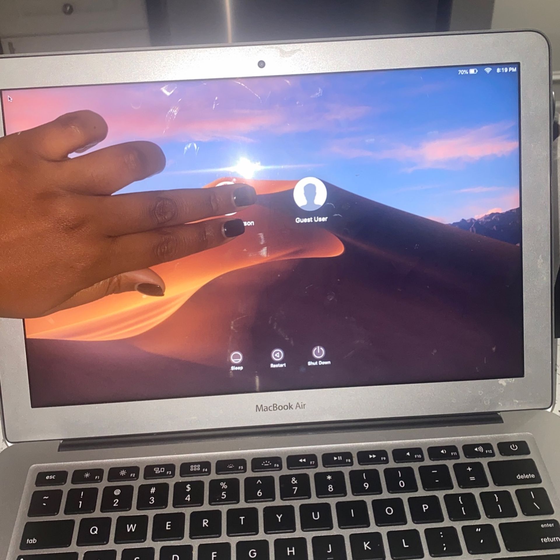 Silver 13.3 MacBook For Sale