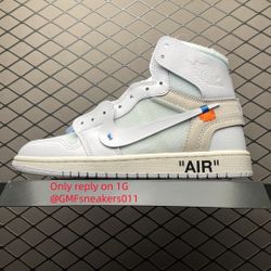 Air Jordan 1 x Off-White  White the ten  OW