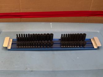 MAC Expert Tools 48 Pc SAE & Metric Deep & Shallow 6Pt Impact Socket Set 1/4” Drive  W/ Tray