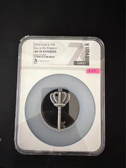 1 oz .9999 fine silver key