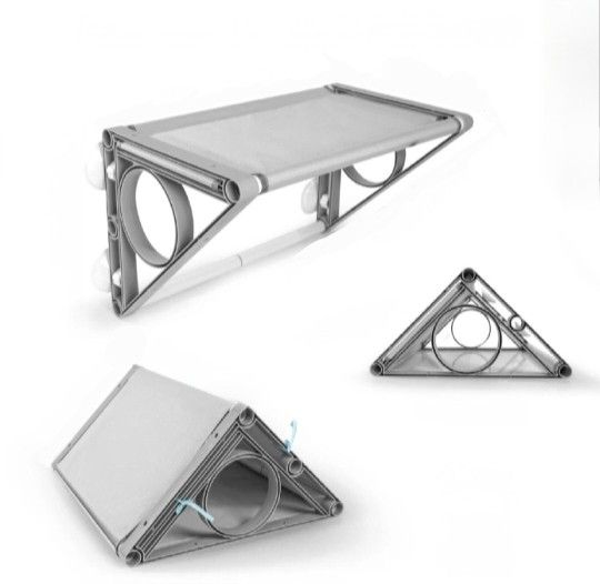 Cat Window Hammock Perch Tunnel 2 in 1