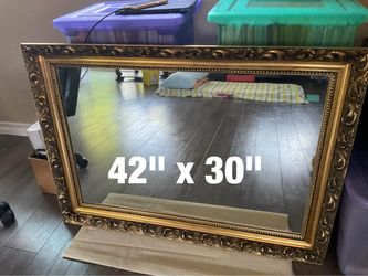 Wall mirror (42" x 30") - $90