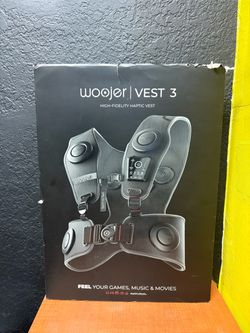 Woojer Haptic Vest 3 for Games, Music, Movies, VR and Wellness. - Blackâ„¢