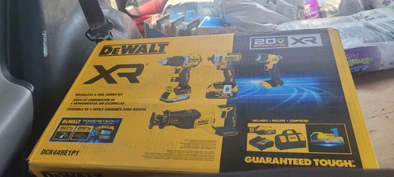 Dewalt XR 4 tool combo