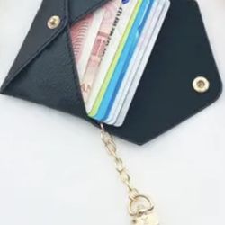 Mini Card Holder With Keychain Logos 
