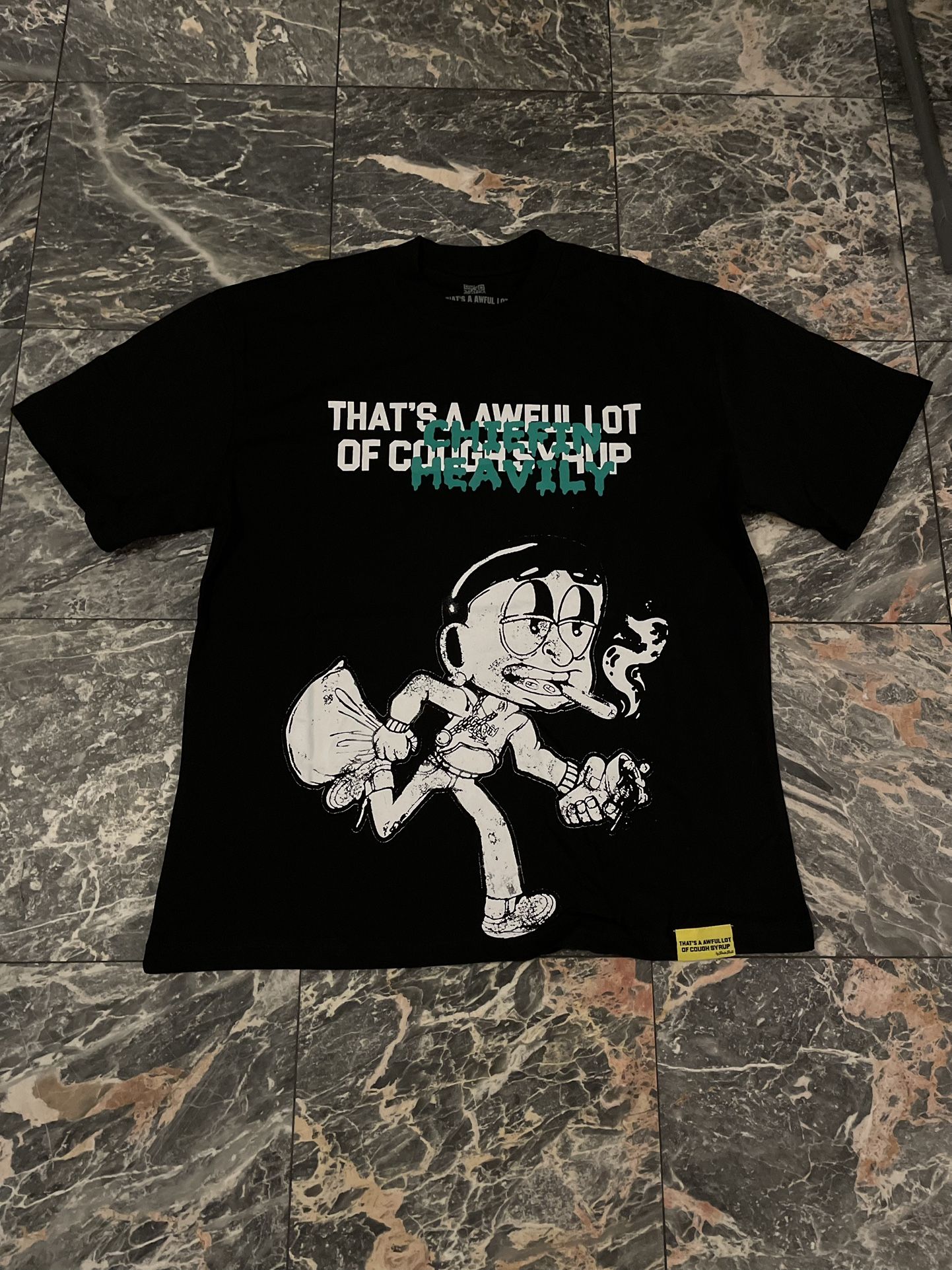 Awful Lot Of Cough Syrup Tee Size M