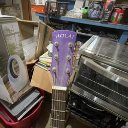 Purple Hola Acoustic Guitar