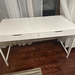 White Ikea Alex Desk Used