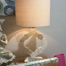 Mother of pearl lamp