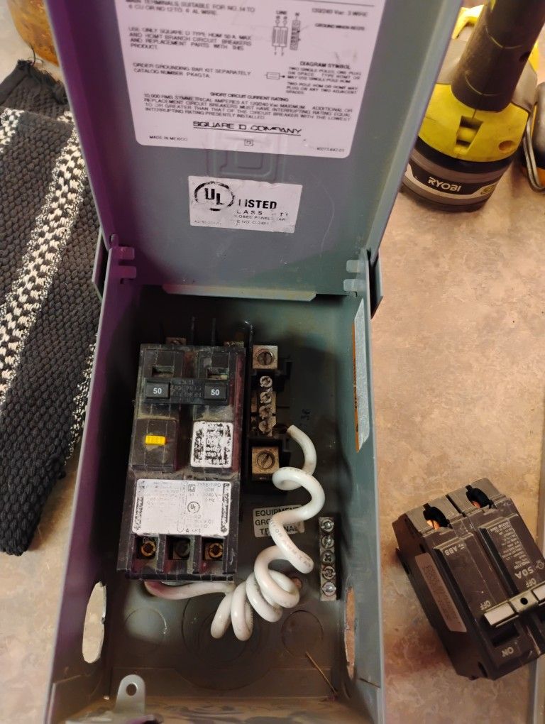 GFI Breaker Box 50 Amp