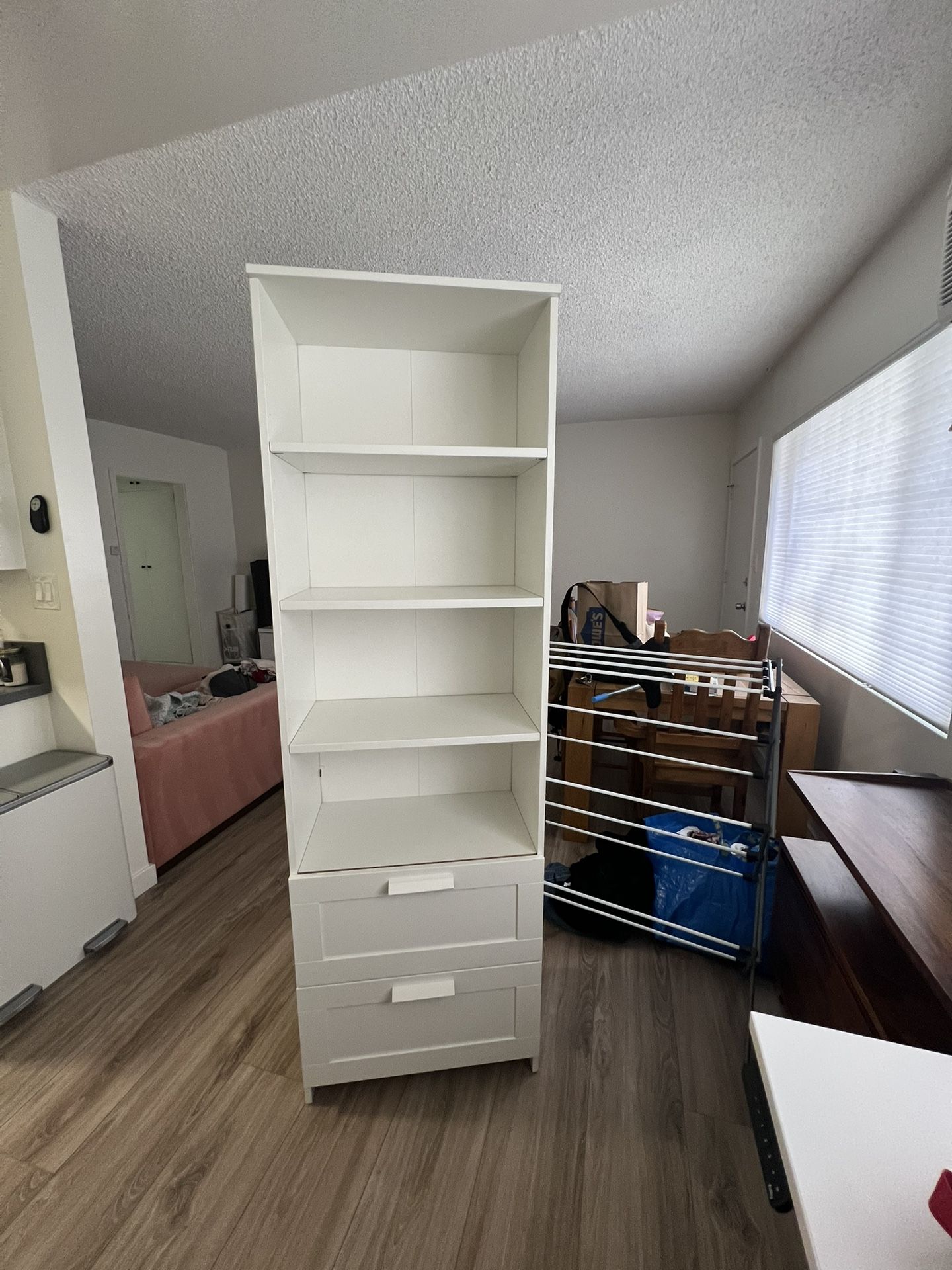 Bookshelf with drawers