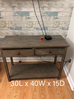 Console Table with Drawers