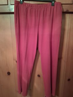 Ruby Rd. red knit pants size 2x