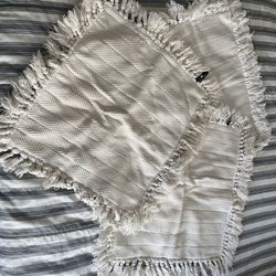 FREE -  Cream Newport Decorative Pillow Shams 20” x 20”