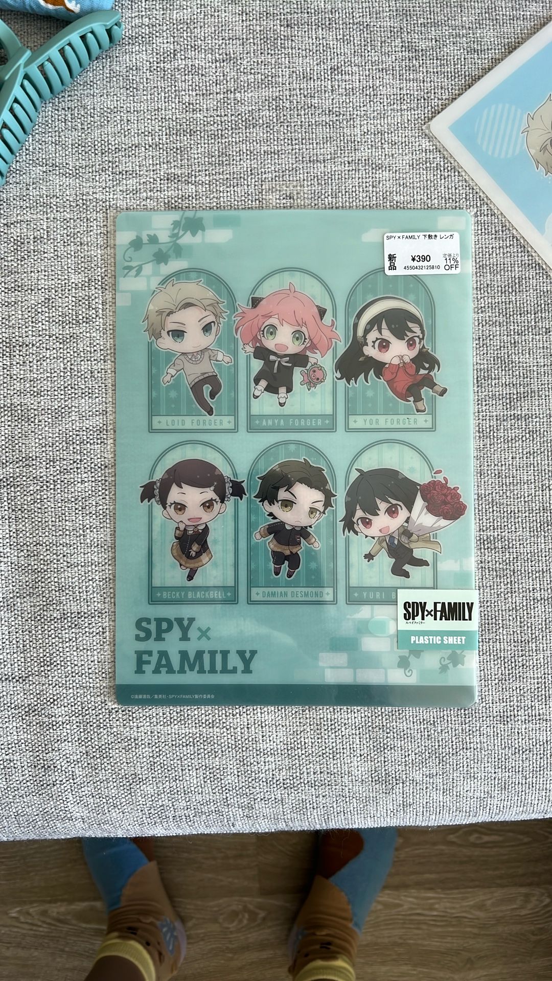 Spy Family Plastic Sheets