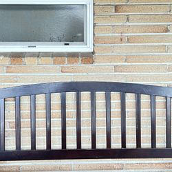 Queen Size Bed: Mattress, Boxspring, Metal Frame, And Headboard