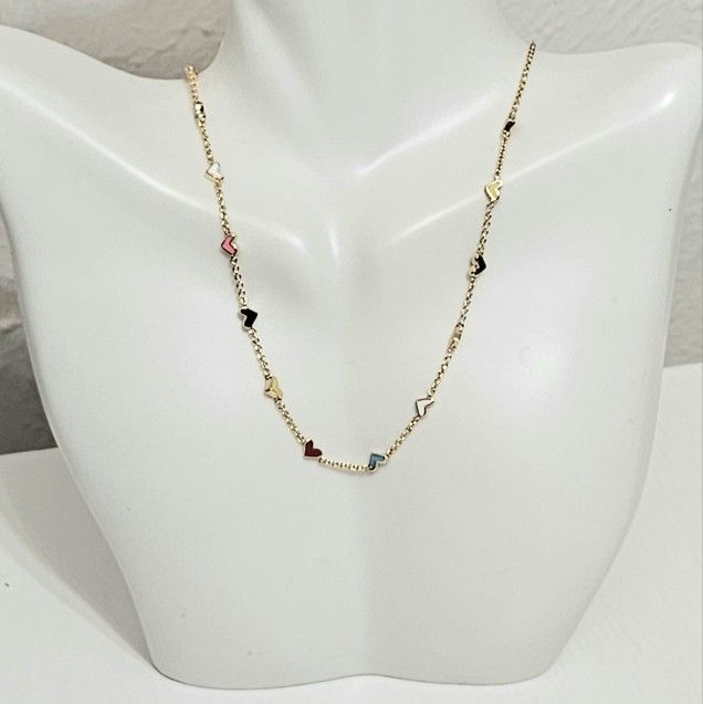 Kendra Scott Heaven Heart Gold Strand Necklace Women's Gift